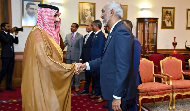 18 November 2023: From the President's meeting with Saudi Arabia’s Special Envoy, the Minister of Economy and Planning of Saudi Arabia - Photo: President's Office