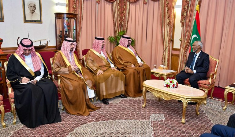 18 November 2023: Saudi Arabia’s Special Envoy, the Minister of Economy and Planning of Saudi Arabia, pays a courtesy call on the President - Photo: President's Office