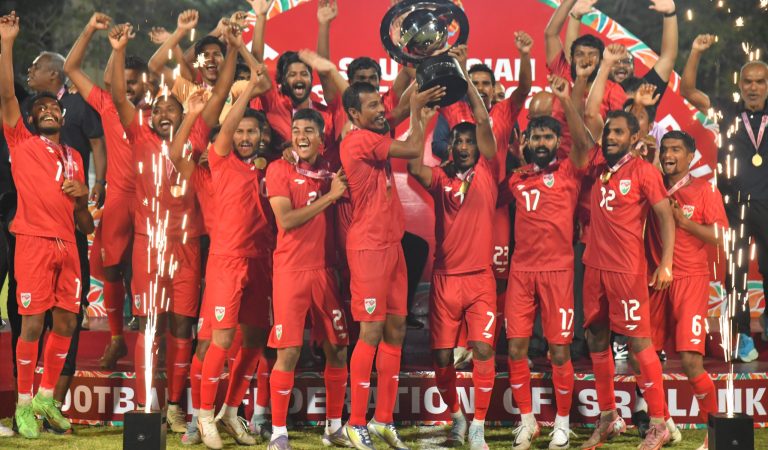 Champions Return Home Maldives National Football Team Celebrated for South Asian Super Cup Triumph