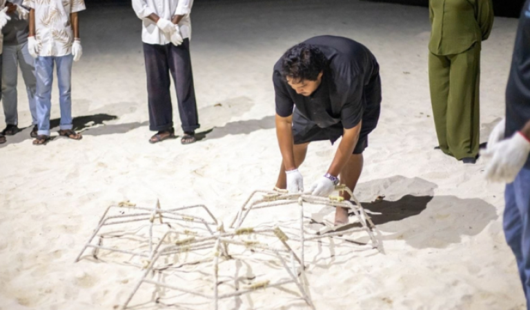 Dhiraagu and Soneva CSM Partner to Build Community-Led Coral Restoration in Dharavandhoo