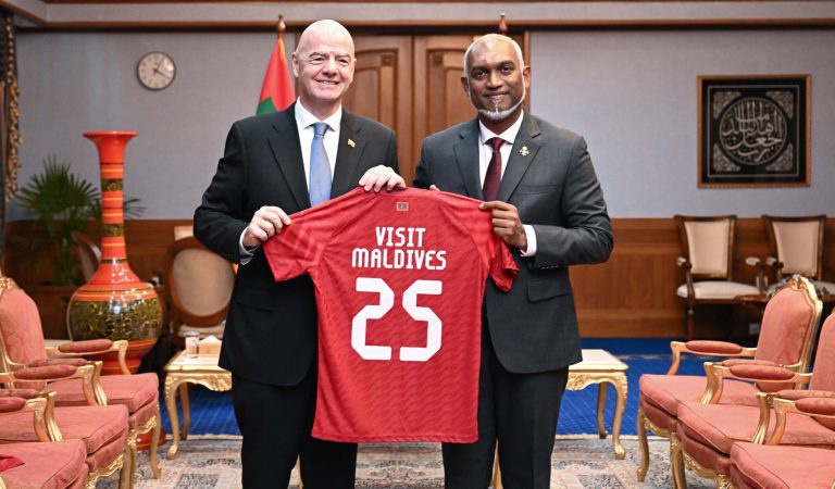 FIFA President Infantino Commends Maldives’ Vision for Football Development During Presidential Courtesy Visit