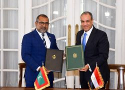 Foreign Ministers of Maldives and Egypt Sign MoU to Strengthen Political Consultations