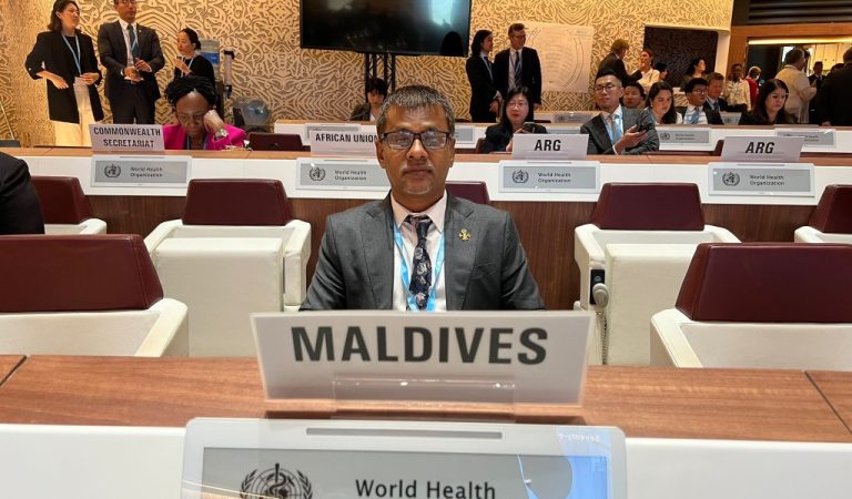 Health Minister Nazim Highlights Island Healthcare Reform at Global Assembly in Geneva