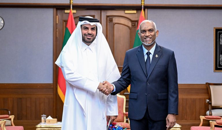 His Highness Nayef bin Eid Al Thani Pays Courtesy Call on President Muizzu to Advance Strategic Cooperation