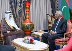 Kingdom of Saudi Arabia's Prince Dr Mansour Pays Courtesy Call on President Muizzu on Maldives Independence Day