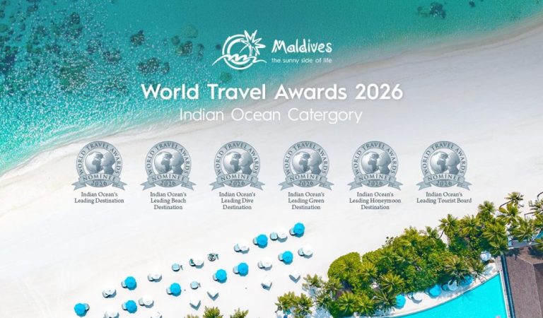 Maldives Earns Six World Travel Awards 2026 Nominations as CROSSROADS Maldives Prepares to Welcome Indian Ocean Tourism Leaders