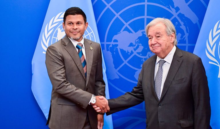Maldives Elevates Climate Resilience and SIDS Priorities in High-Level Meeting with UN Secretary-General