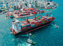Maldives Ports Handles 178,197 Freight Tonnes in September as Thilafushi Port Development Advances