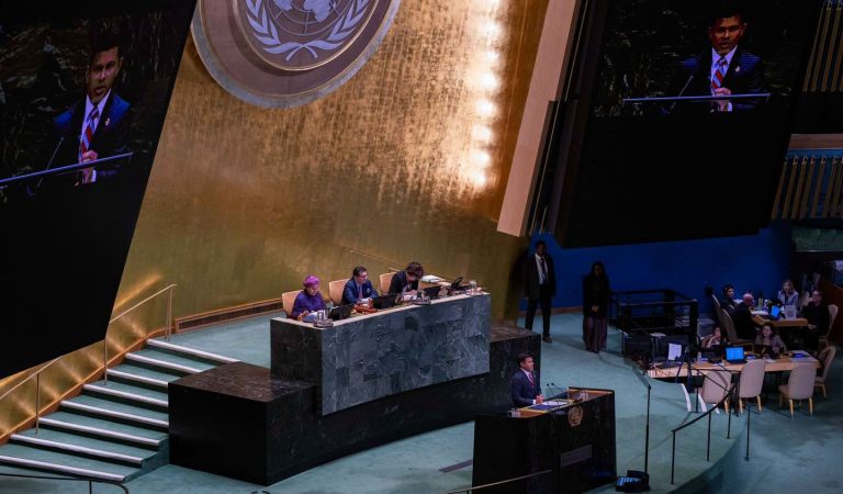 Maldives Renews Call for Sovereign Palestinian State and Full UN Membership at UNGA 81