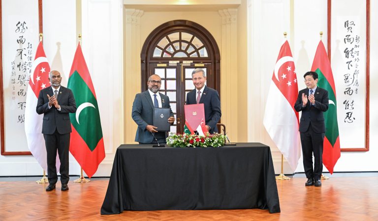 Maldives and Singapore Expand Cooperation with Signing of Key Agreements During Presidential Visit