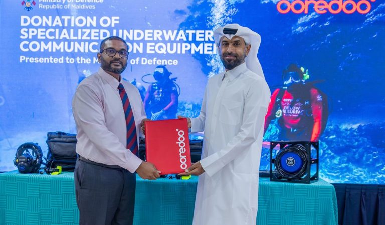 Ooredoo Maldives Supports MNDF with Advanced Underwater Dive Equipment to Strengthen Maritime Operations