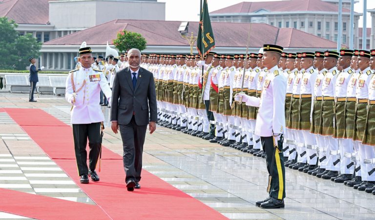 President Dr Mohamed Muizzu Accorded Official Welcome Ceremony in Putrajaya