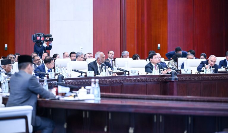 President Dr Mohamed Muizzu Urges Global Unity for Palestine and Outlines Maldives’ Development Vision at SCO Plus Meeting