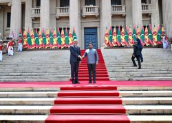 President Dr Mohamed Muizzu and First Lady Sajidha Mohamed Arrive in Sri Lanka on State Visit