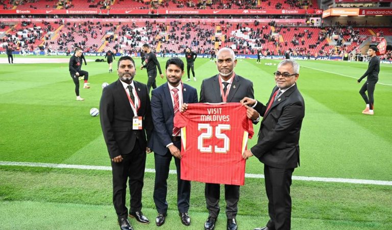 President Dr Muizzu Attends Merseyside Derby as Maldives Launches Global Tourism Campaign with Liverpool FC