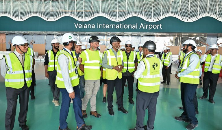 President Dr. Muizzu Reviews Progress of New Velana International Airport Terminal