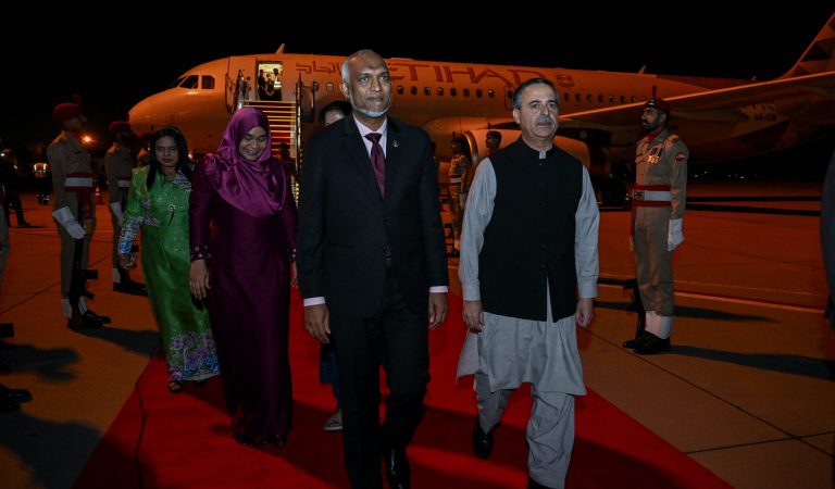 President Muizzu Arrives in Pakistan for State Visit Marking 60 Years of Diplomatic Relations
