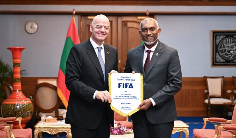 President Muizzu Highlights Strategic Vision for Football as He Welcomes FIFA President
