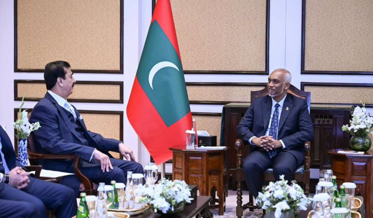 President Muizzu and Pakistan Senate Chairman Discuss New Avenues to Strengthen Maldives–Pakistan Partnership