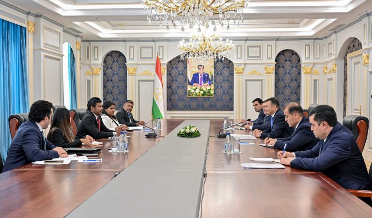 Vice President Latheef Meets Tajikistan’s Prime Minister to Strengthen Climate and Tourism Cooperation